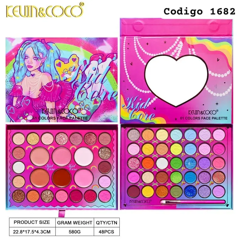 Paleta de Maquillaje KEVIN & COCO - Kid Core