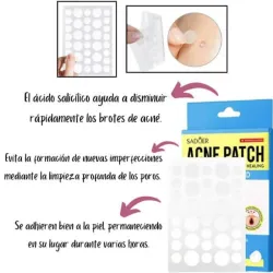 Parches Antiacné de Acido Salicílico Sadoer 36 Und