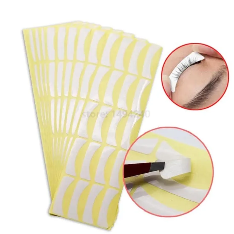 Parches para colocar extensiones de pestañas 