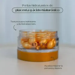 Pelas hidratantes de placenta y ácido hialurónico