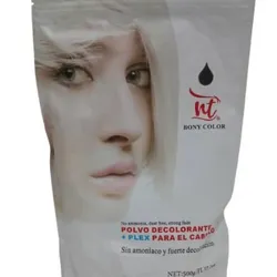 🌸Polvo Decolorante para cabello sin amoniaco +PLEX Peso neto: 500g/17.1 OZ
