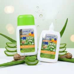 Protector solar con aloe vera SPF 90