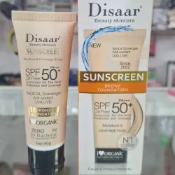 Protector solar con color  40gr