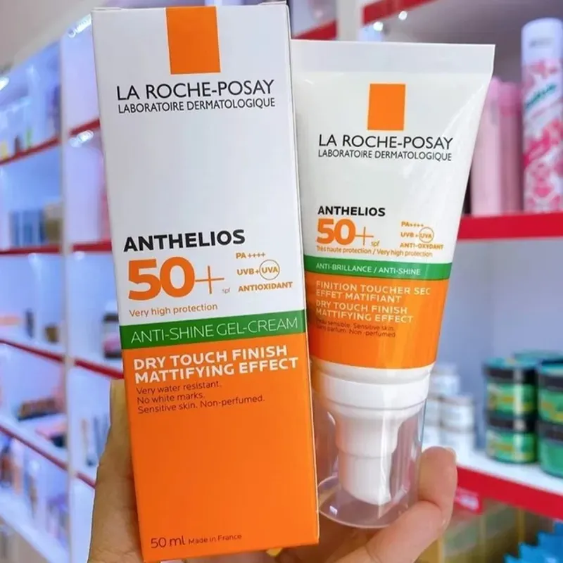 PROTECTOR SOLAR FACIAL. ANTHELIOS GEL-CREMA ANTI BRILLOS SPF50+ | La Roche Posay 