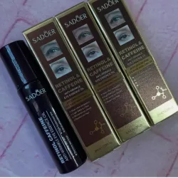 Sadoer Retinol Coffeine Anti Wrinkle Eye Serum Roller Reafirmante Cuidado de Ojos