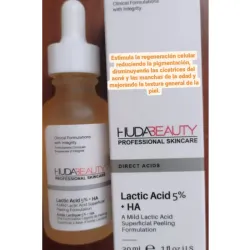 Sérum con 5% de ácido láctico y hialurónico HUDABEAUTY 30ml