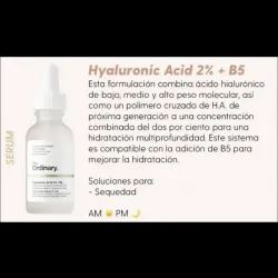 Sérum de ácido hialurónico 2% +B5 | The Ordinary 