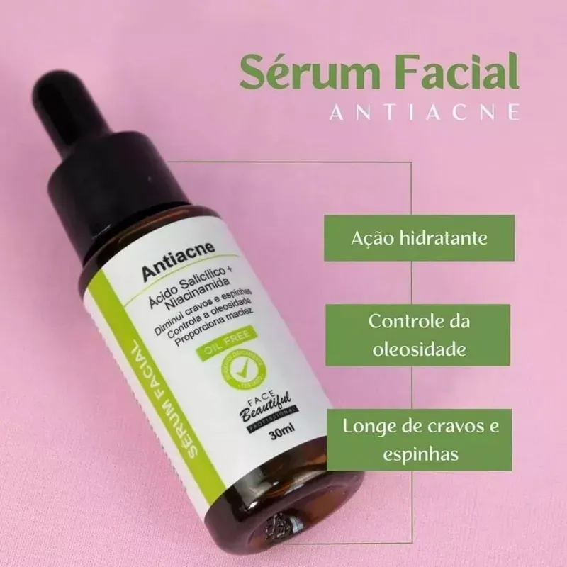 Serum Facial antiacne  con salicílico y niacinamida 30ml