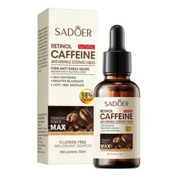 SERUM FACIAL CAFEINA Y RETINOL SADOER ANTIARRUGAS 30ML