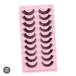 Set de 10 pestañas