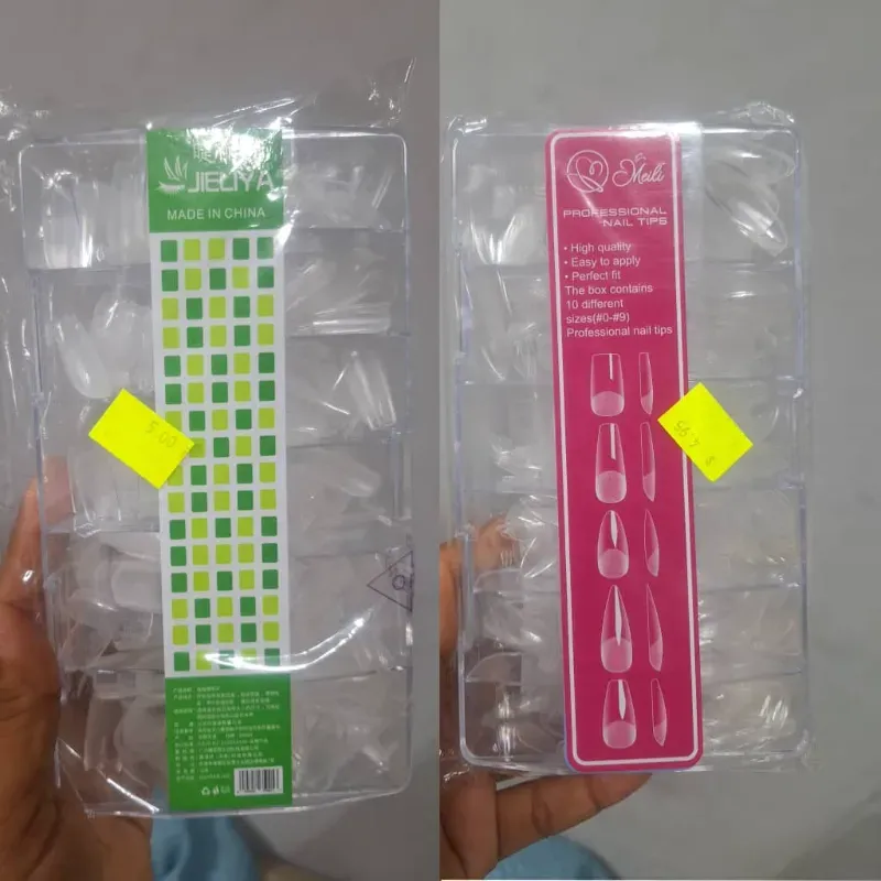 Set de 500 uñas soft gel   