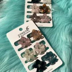 Set de 6 pellizquitos forma de flor