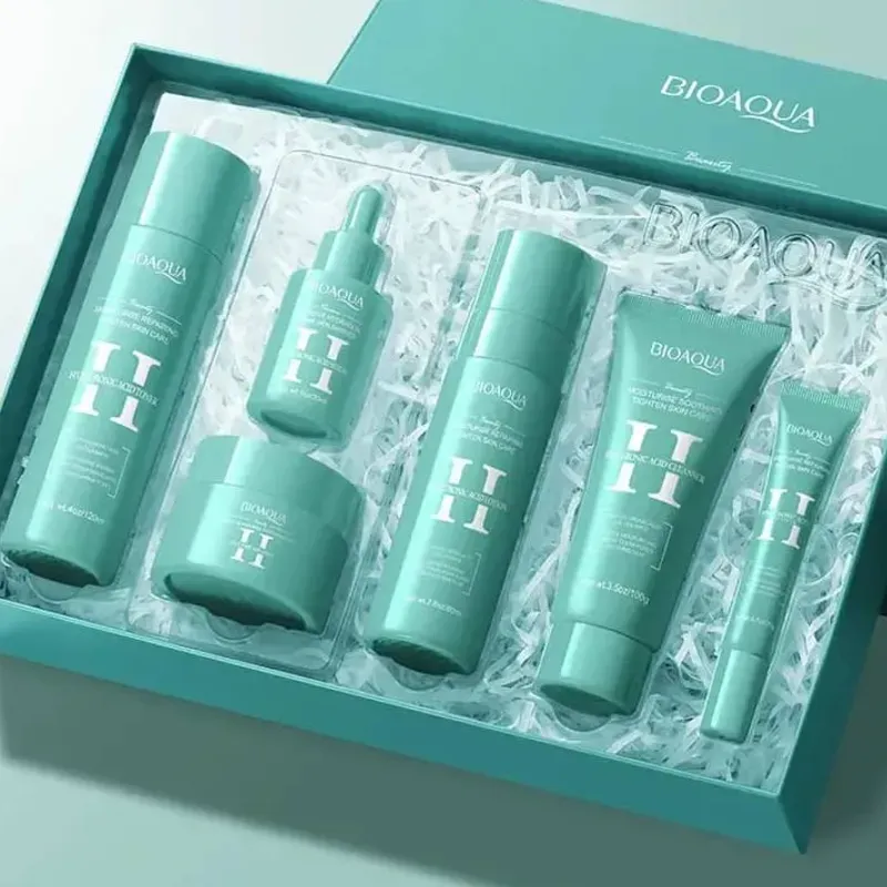 🌼SET DE 6PCS P/SKIN CARE DE ÁCIDO HIALURONICO | BIOAQUA