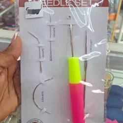 Set de agujas para extensiones de cabellos