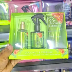 Set de perfume para el cabello _ colonia_crema 