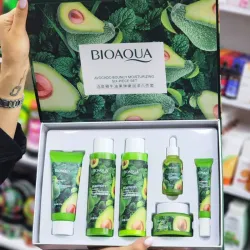 🌼set de seis piezas hidratante de aguacate | BIOAQUA
