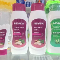 Set para el cabello nevada Champú+ suavisador + crema para pies