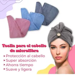 Toalla de microfibra para el cabello 