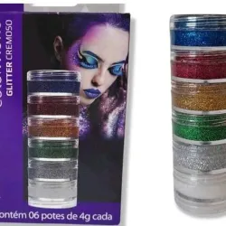 Torre de 6 Glitter cremoso