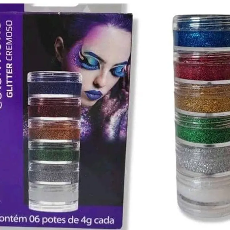 Torre de 6 Glitter cremoso