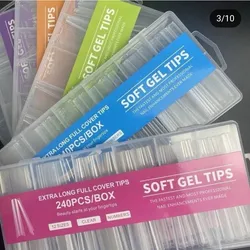 Uñas Soft Gel paquete de 240u
