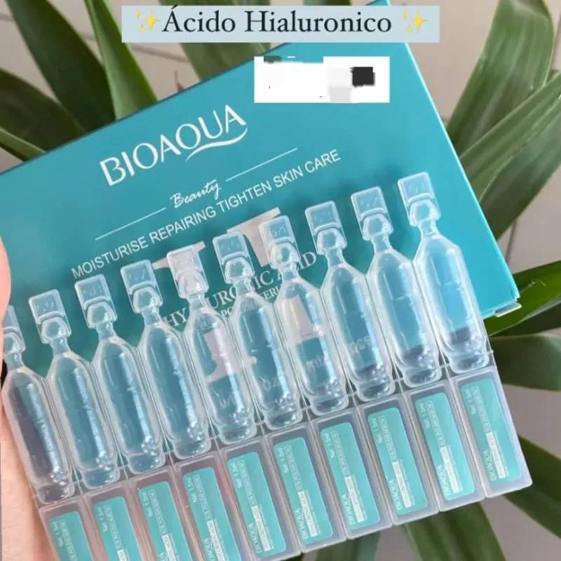Viales de acido hialuronico de la línea de bioaqua 