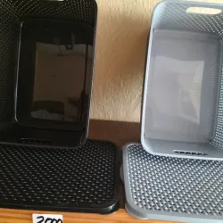 Cestas organizadoras con tapa