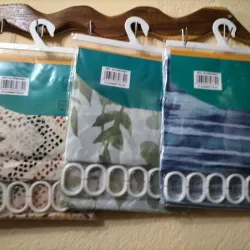 Cortinas de baño de tela, medidas 180x180