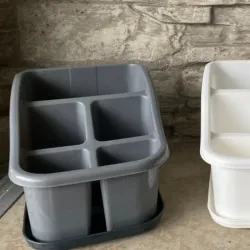 Escurridores de cubiertos con bandeja