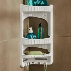 Esquineros de baño (blanco, negro, beich)