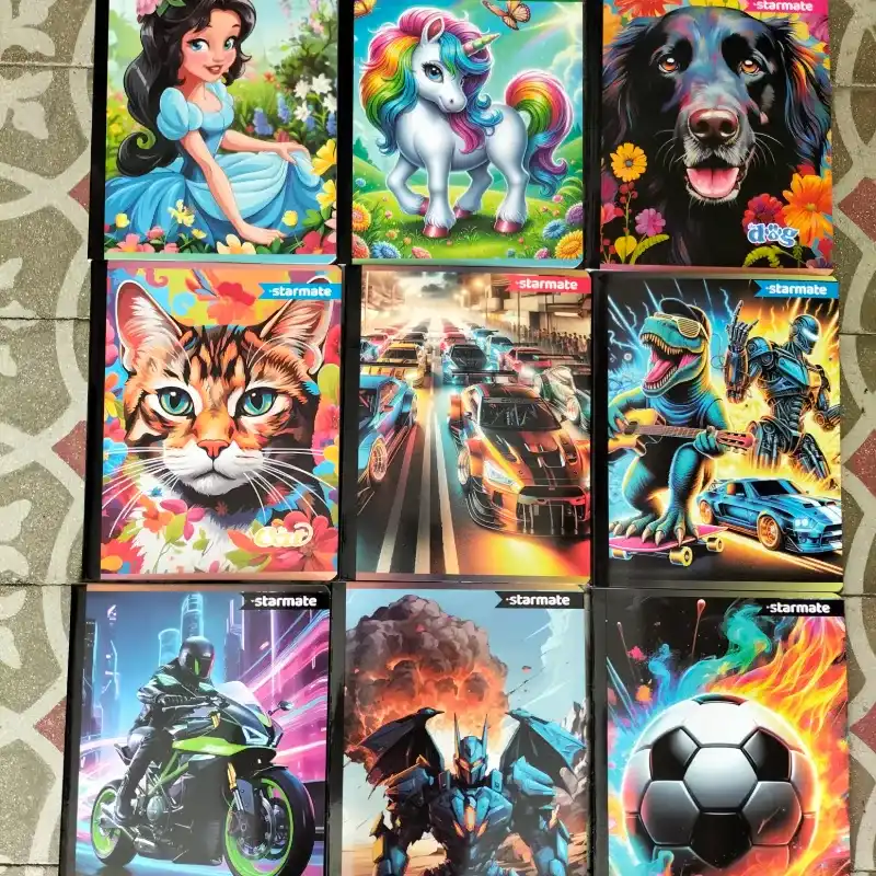 Libretas rayadas grandes (200 paginas)