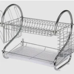 Plateros de acero inoxidable de 2 pisos 