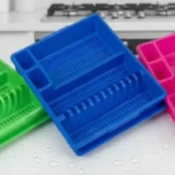 Plateros grandes color neón 