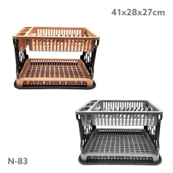 Plateros plásticos de 2 pisos