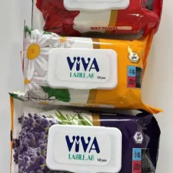 Toallitas húmedas de 120 unidades 