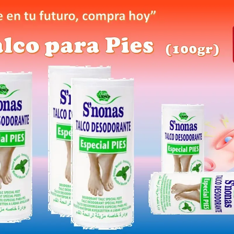 Talco para pies