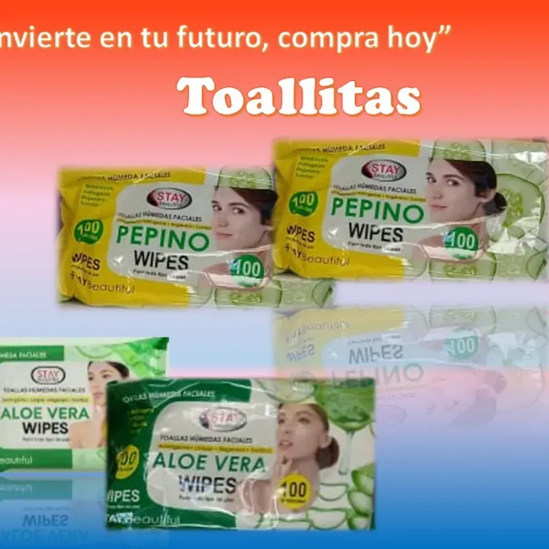 Toallas Húmedas. 100u