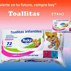 Toallas Húmedas. 72u