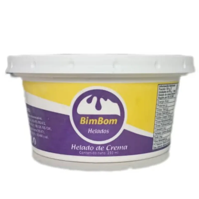 Helado Bim Bom sabor Naranja Piña (250ml)