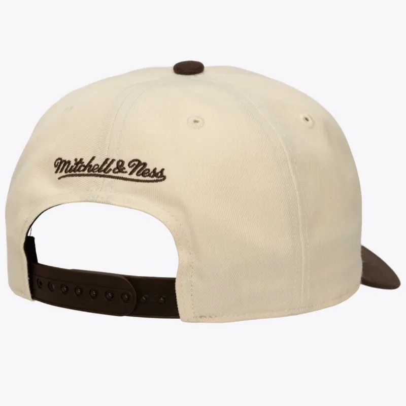 Cream/Brown New York Yankees Two-Tone Fashion Pro Pinch Snapback Hat