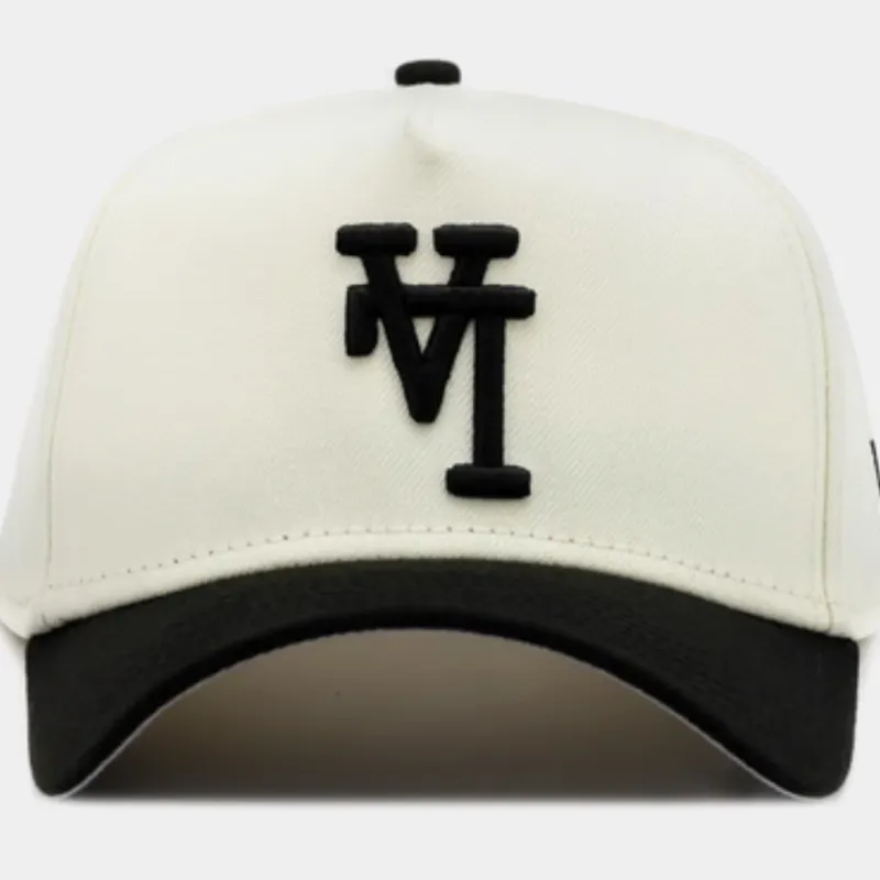 Los Angeles Dodgers Chrome Black 2 Tone Upside Down Logo 9Forty A-Frame Snapback