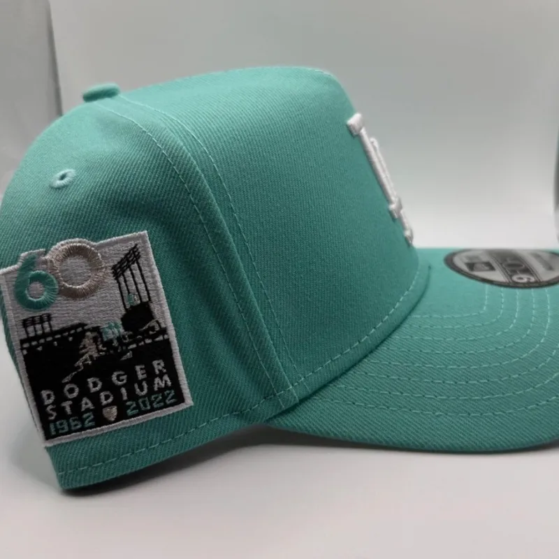 New Era 9FORTY Los Angeles Dodgers Adjustable Cap Mint Green White