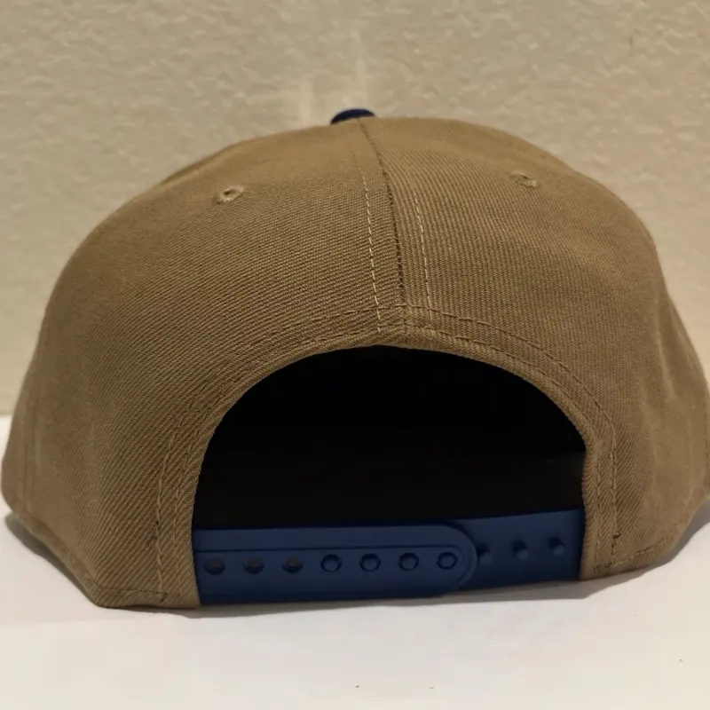 New Era Los Angeles Dodgers Khaki Blue 9FIFTY Snapback Hat MLB CAP OSFA