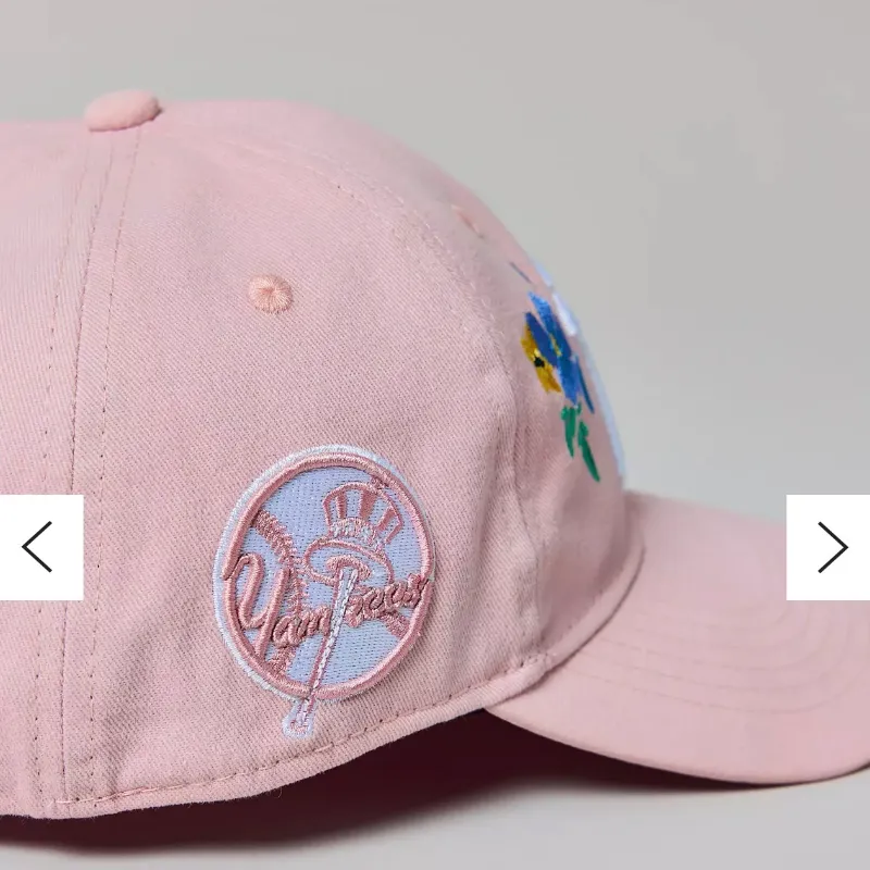 Pro Standard MLB New York Yankees Floral Embroidered Baseball Hat