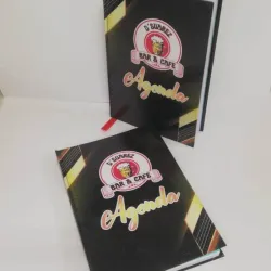 Agenda personalizada de carátula dura 
