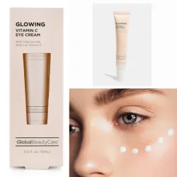 💛👁️Crema de Contorno de ojos de Vitamina C con Niacinamida, AHA y Vitamina E 👁️💛