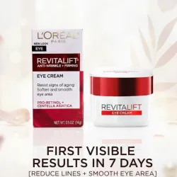 👁️✨❤️Crema de ojos reafirmante Revitalift Antiarrugas L'Oreal Paris con Pro-Retinol + Centella Asiática 👁️✨❤️