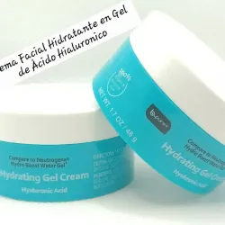 Crema Facial en Gel con  Ácido Hialurónico 🩵