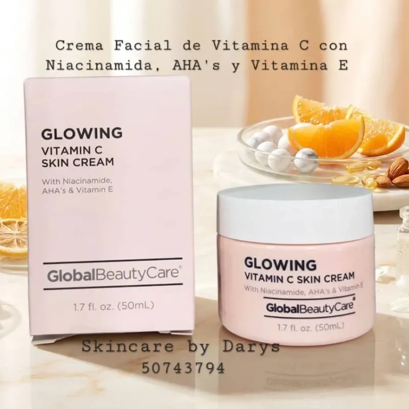 💛 Crema Facial Vitamina C + Niacinamida + AHA’s + Vitamina E 💛