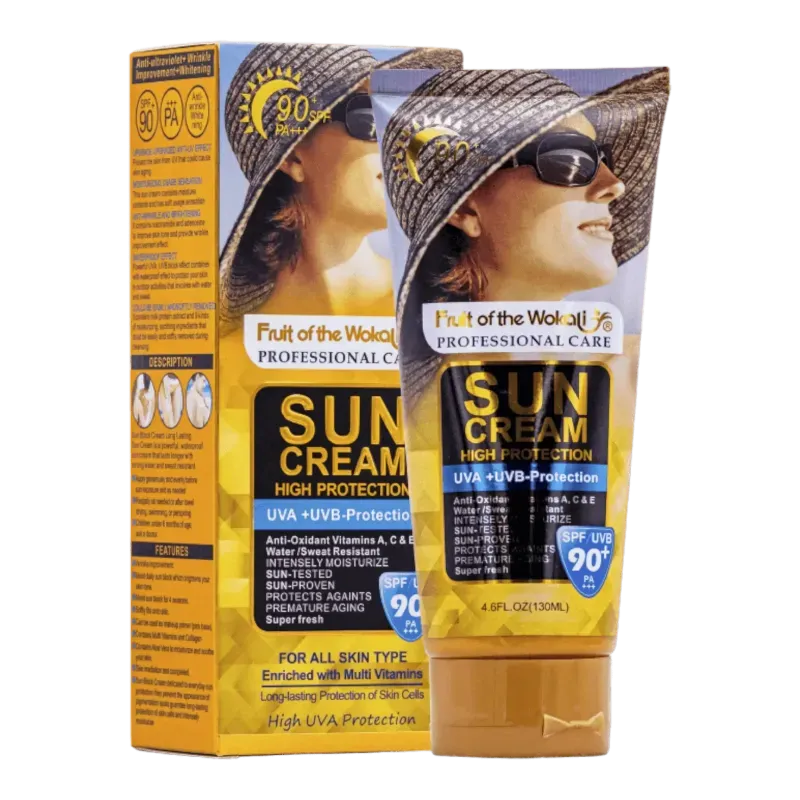 Protector Solar Facial y Corporal SPF90+ (UVA+UVB) Fruit Of The Wokali